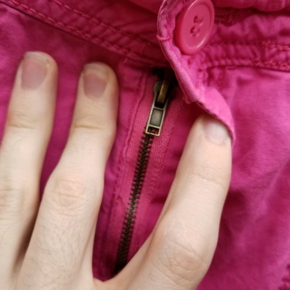 Caribbean Joe Women's 12P Cuffable Pink Bermuda Shorts 35" 11" 10.75" - Picture 3 of 8